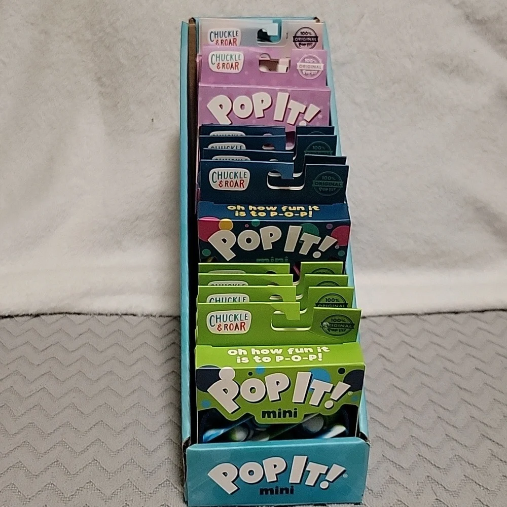 11 Pcs Mini Pop Bubble Fidget Sensory Toys Individual Boxes